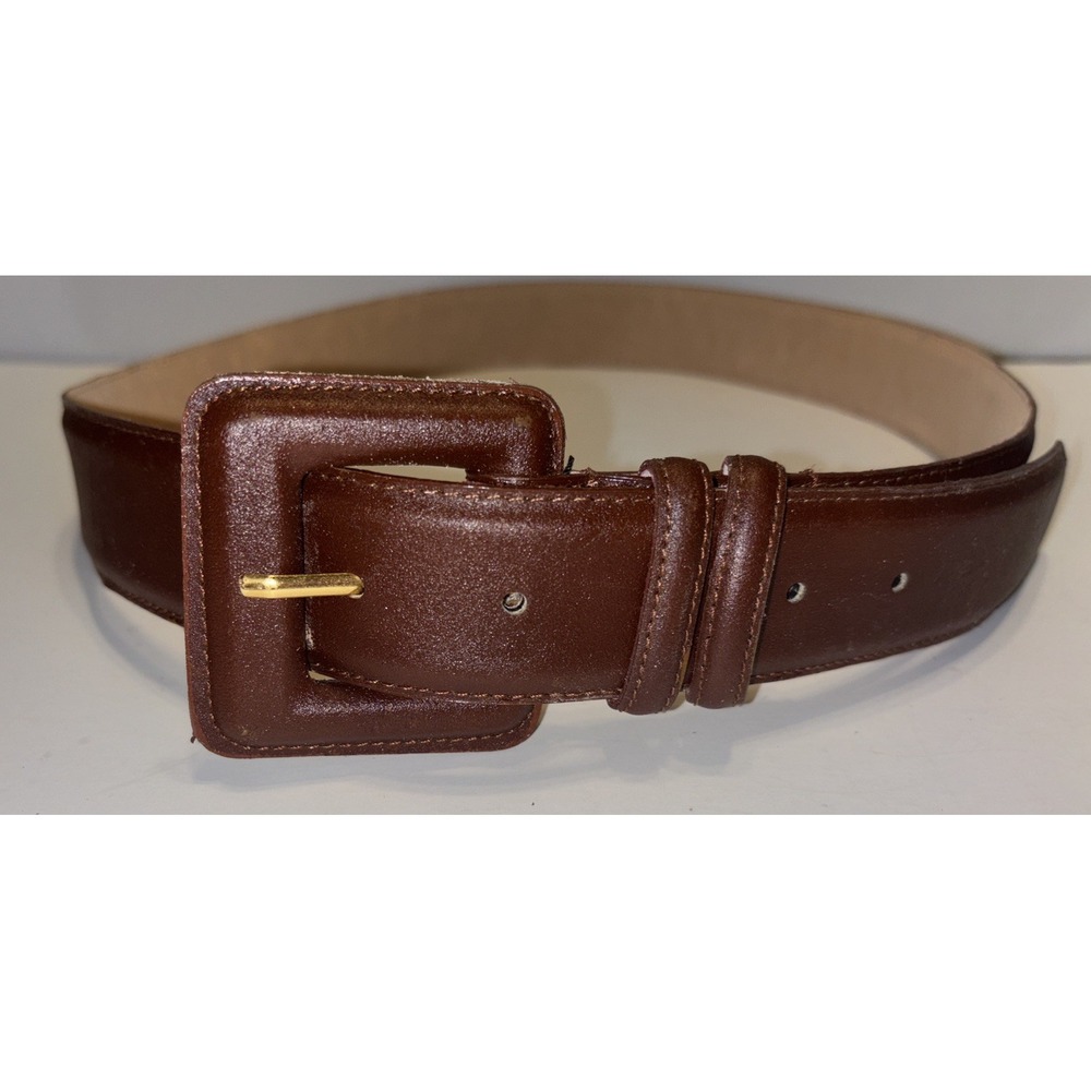 Vintage Omega 94093 Women's Brown Leather Belt Size 1X